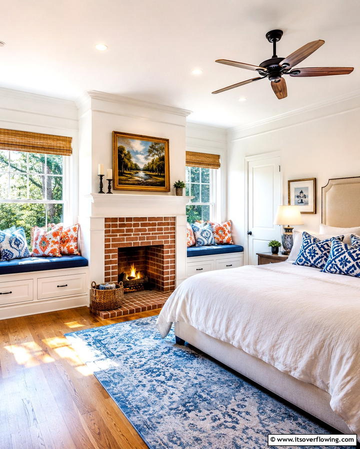 Built In Window Seats - 30 Fireplace Built-In Design Ideas for Focal Point Spaces