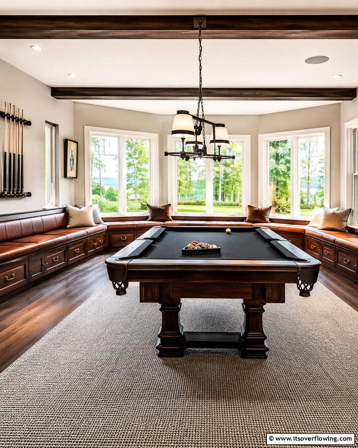 Built in Benches with Storage - 25 Man Cave Seating Ideas for Ultimate Comfort