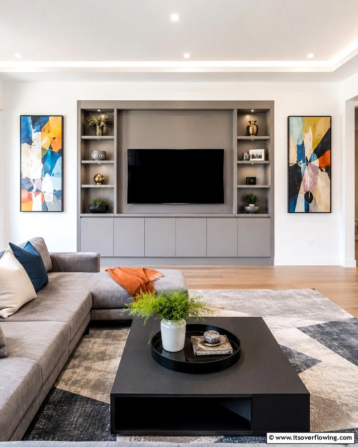 Built in Entertainment Niches - 20 Wall Niche Ideas to Display Art and Decor Creatively