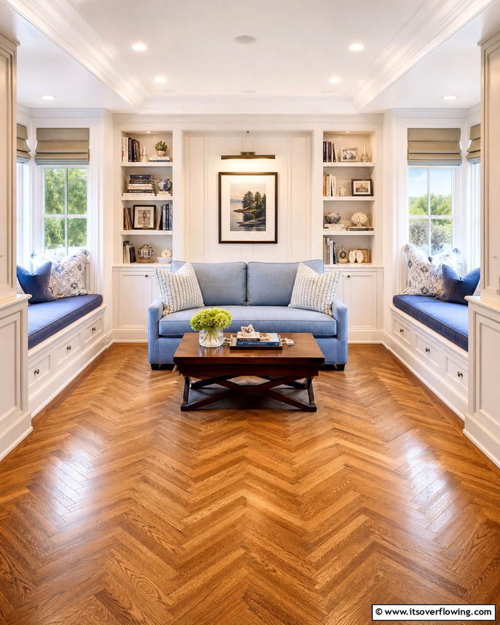 Built in Seating Designs - 21 Small Living Room Layout Ideas for Cozy Gatherings