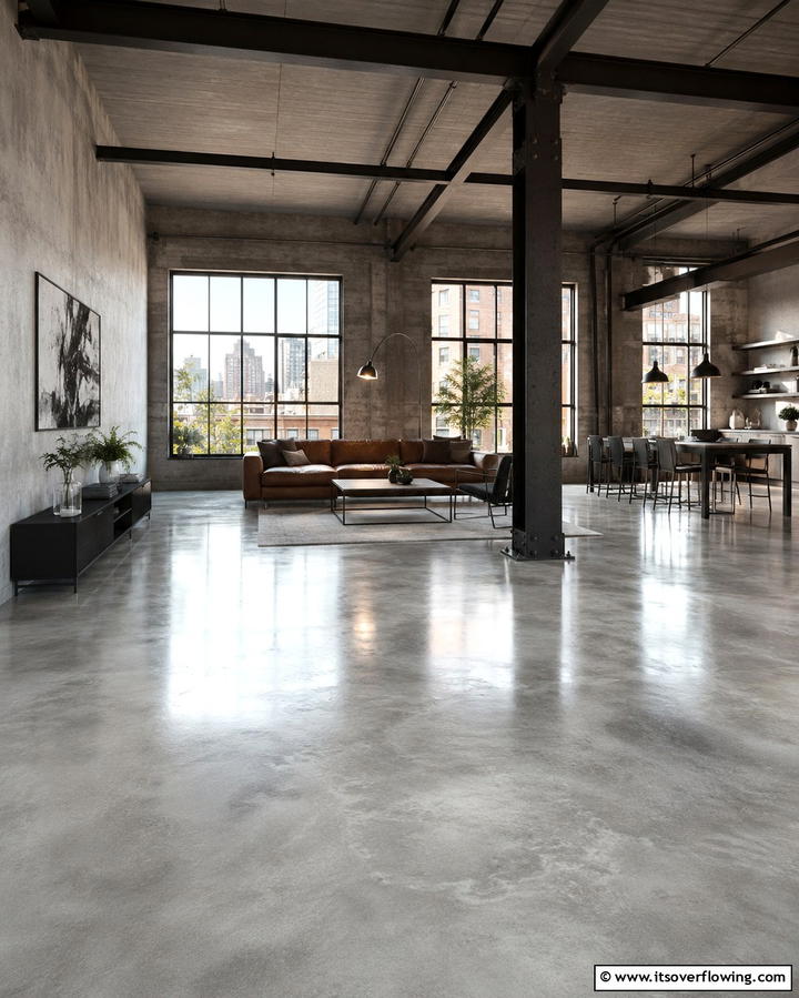 Burnished Concrete Floors - 20 Types of Concrete Floor Finishes for Durability