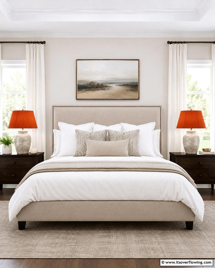 Burnt Orange LampshadesExact - 30 Warm Burnt Orange Bedroom Designs for Cozy Autumn Vibes