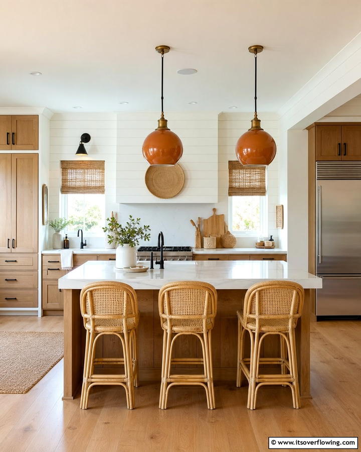 Burnt Orange Pendant LightsExact - 25 Burnt Orange Kitchen Ideas for a Warm and Inviting Space