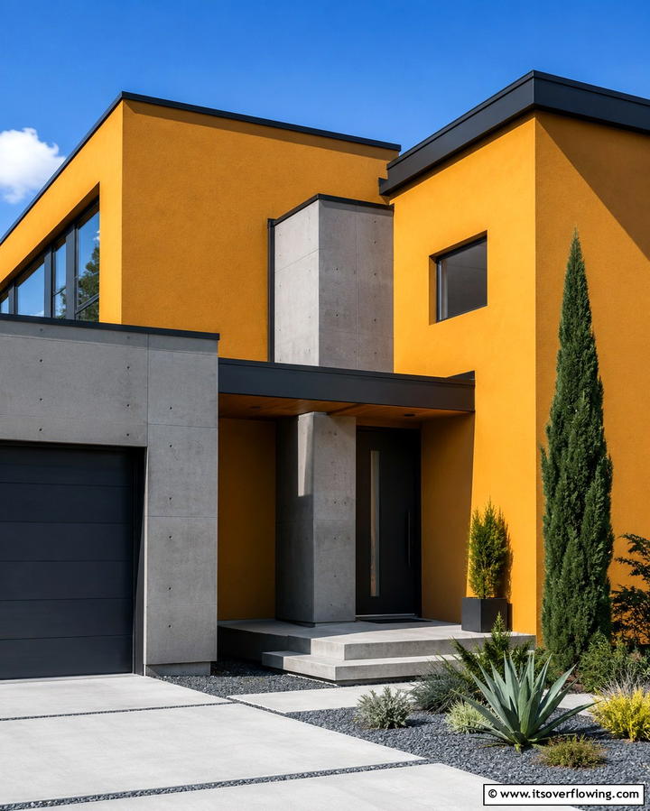 Butter Yellow for Suburban Sophistication - 25 Yellow Exterior Home Ideas for a Bright Look