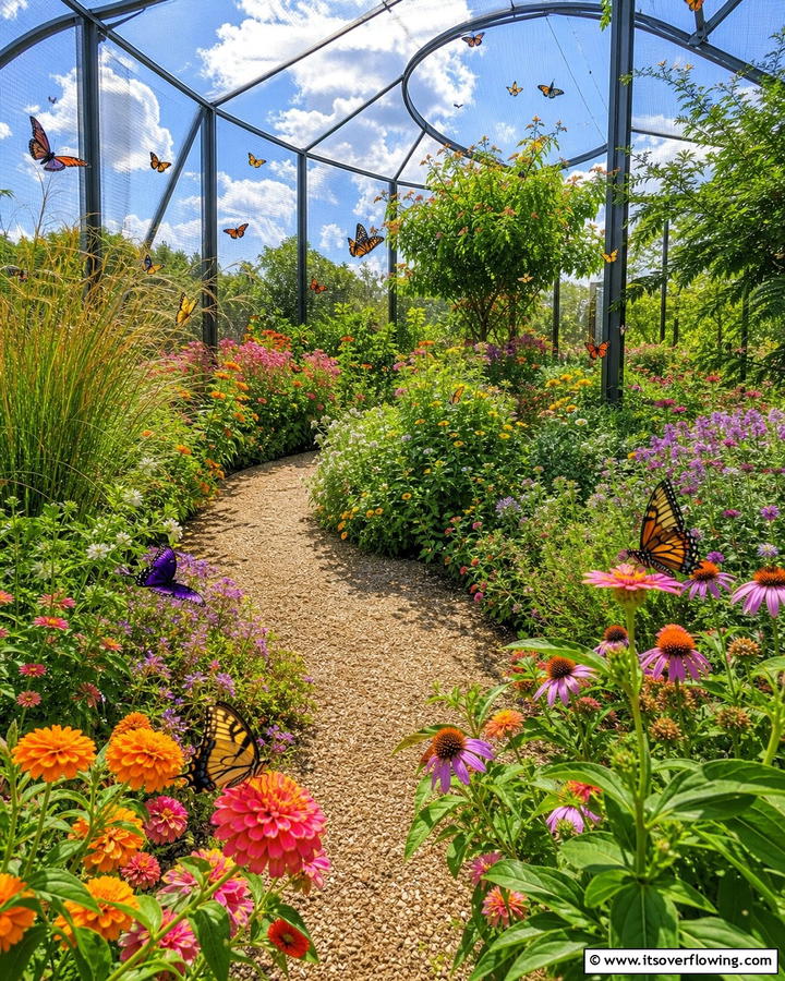 Butterfly Enclosed Garden - 20 Enclosed Garden Ideas to Enhance Your Outdoor Space