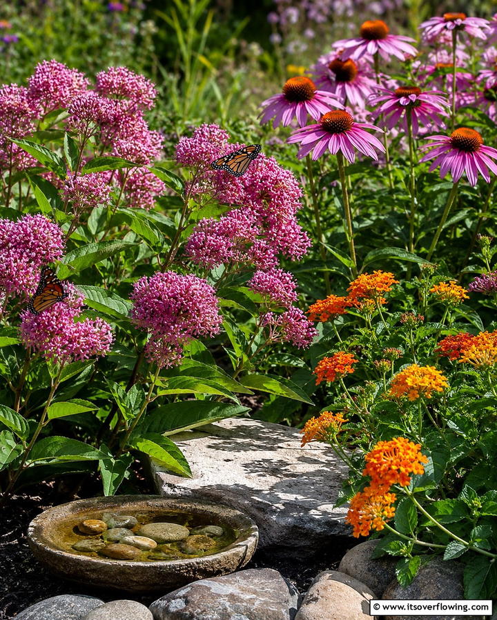 Butterfly Friendly Blooms - 25 Front Yard Texas Flower Bed Ideas for a Stunning Look