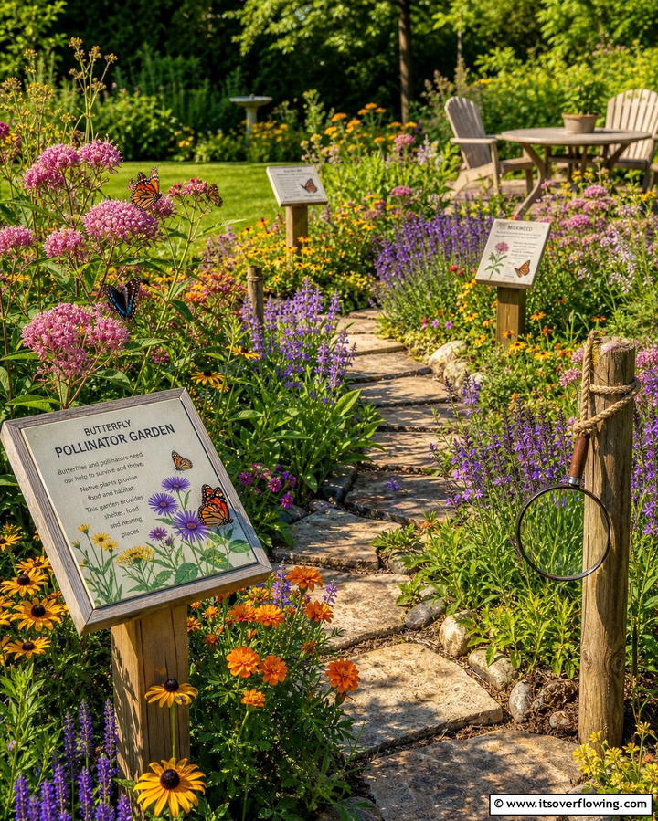 Butterfly Garden Delight - 25 Backyard Playground Ideas for Kids