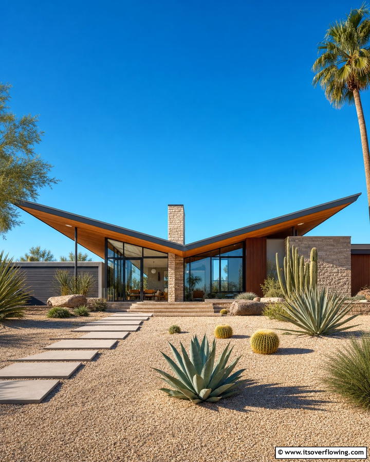 Butterfly Roofs - 25 Mid-Century Modern Exterior Home Ideas for a Timeless Look