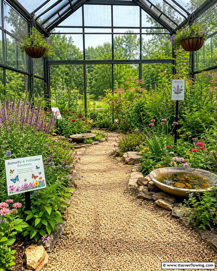 Butterfly and Pollinator Sanctuary - 25 Greenhouse Room Ideas for a Plant Lover’s Paradise