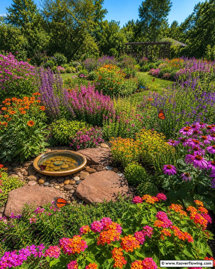 Butterfly friendly Garden - 30 Garden Layout Ideas- Strategic Planting & Design Tips