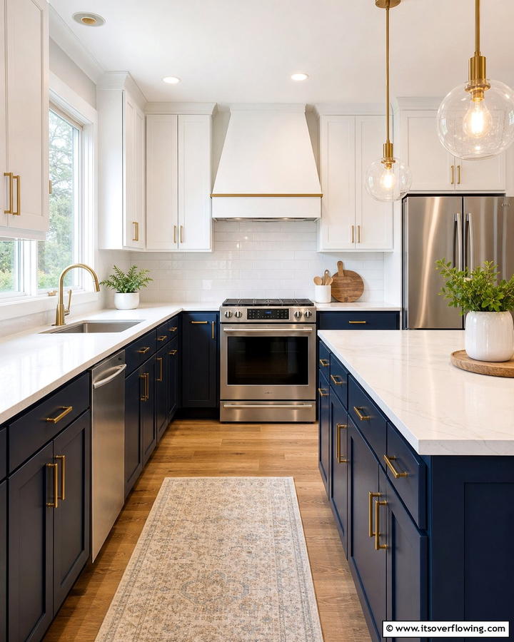 Cabinet Repainting for Renewal - 21 Small Kitchen Ideas on a Budget for Maximized Space