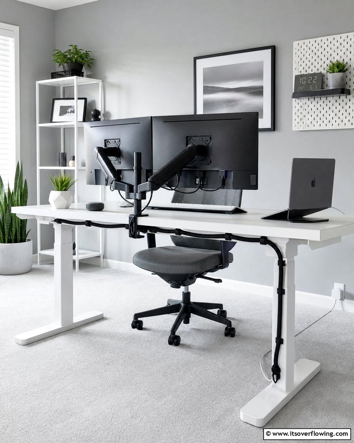 Cable Management Solutions - 21 Desk Organization Ideas for Clutter-Free Workspaces