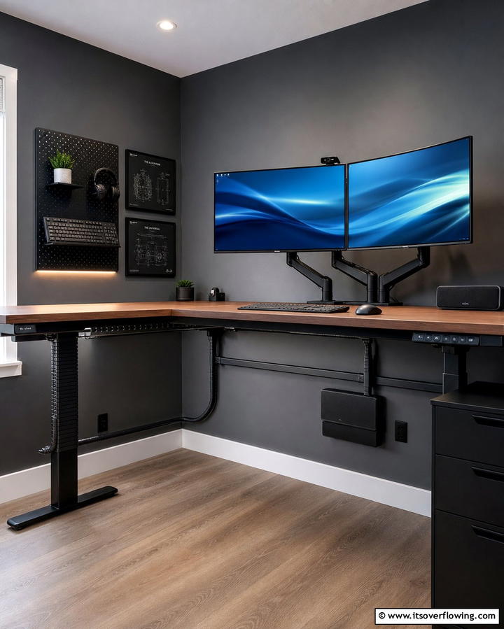 Cable Management Solutions - 25 Office Storage Ideas to Keep Your Workspace Organized and Clutter-free