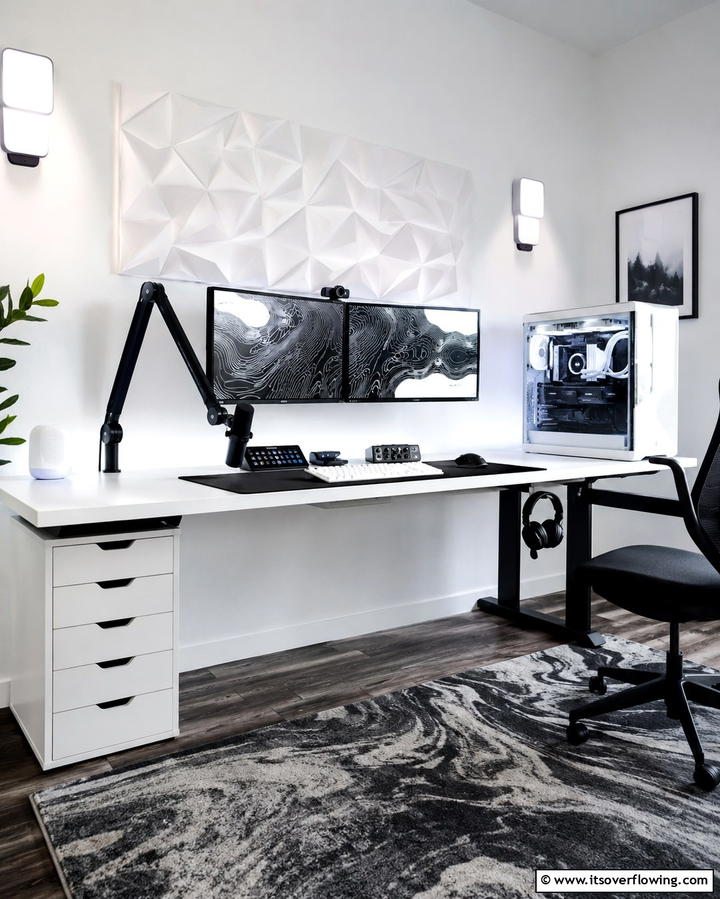 Cable Management Solutions - 20 Streaming Setup Ideas for Ultimate Entertainment