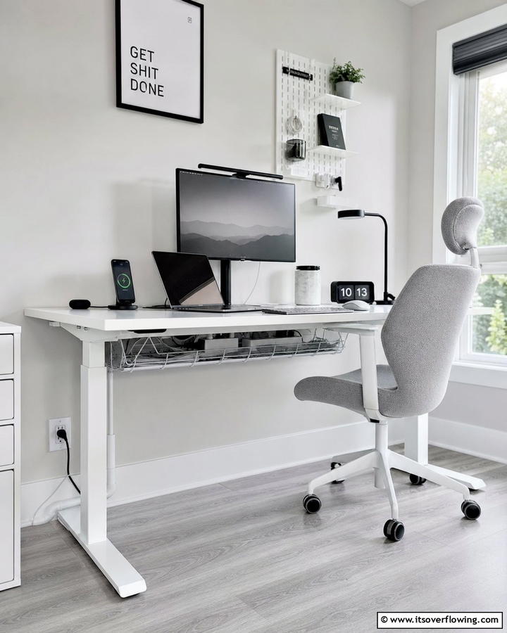 Cable Management Systems - 21 Small Office Ideas to Maximize Productivity in Tight Spaces