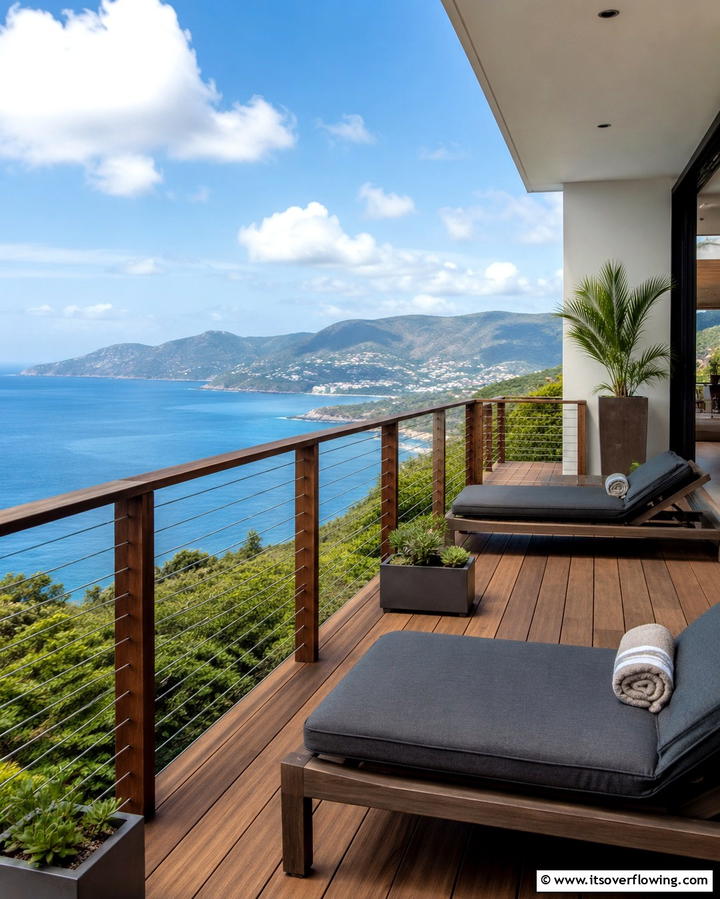 Cable Railings - 25 Balcony Railing Design Ideas for Safety and Style