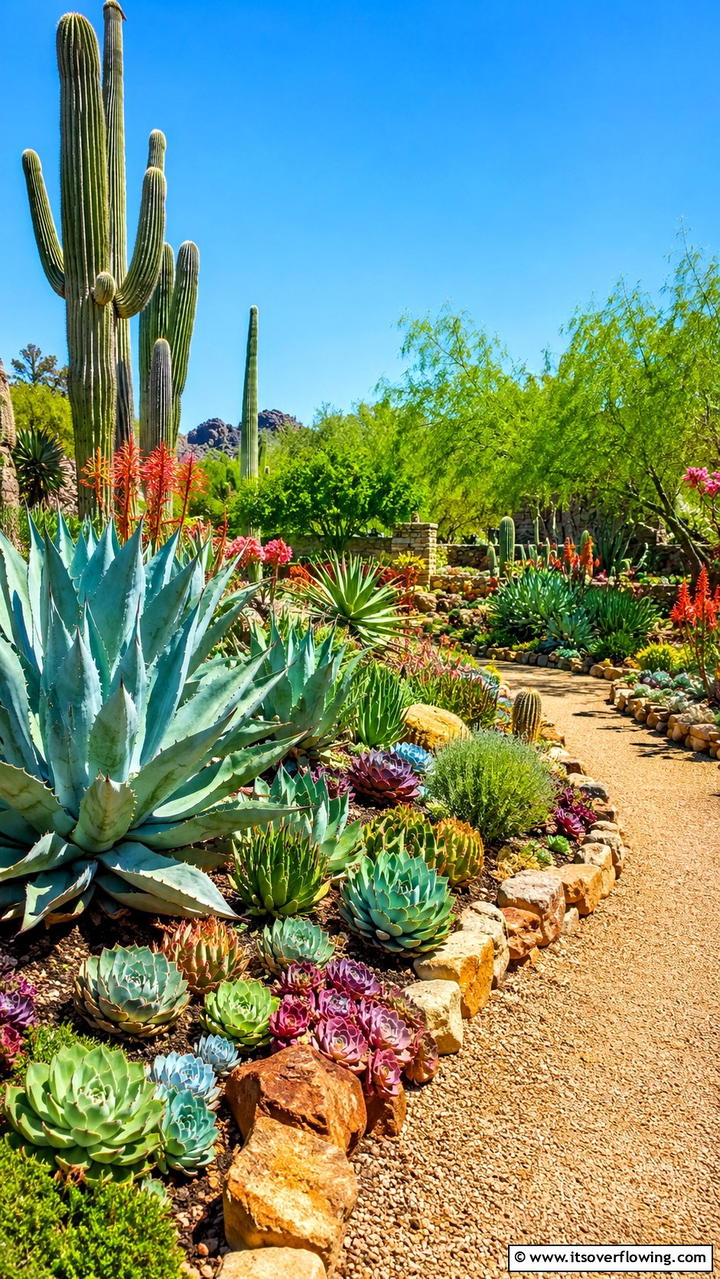 Cacti and Succulent Oasis - 30 Desert Landscape Ideas for Low-Water Gardens
