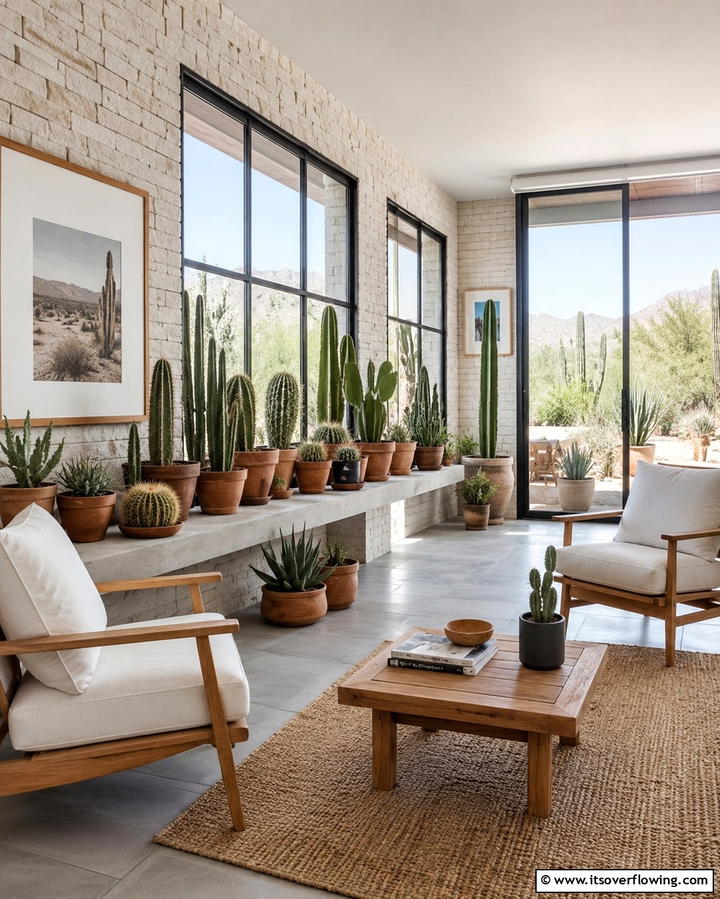 Cactus Collection - 25 Potted Plant Arrangement Ideas for Stylish Decor