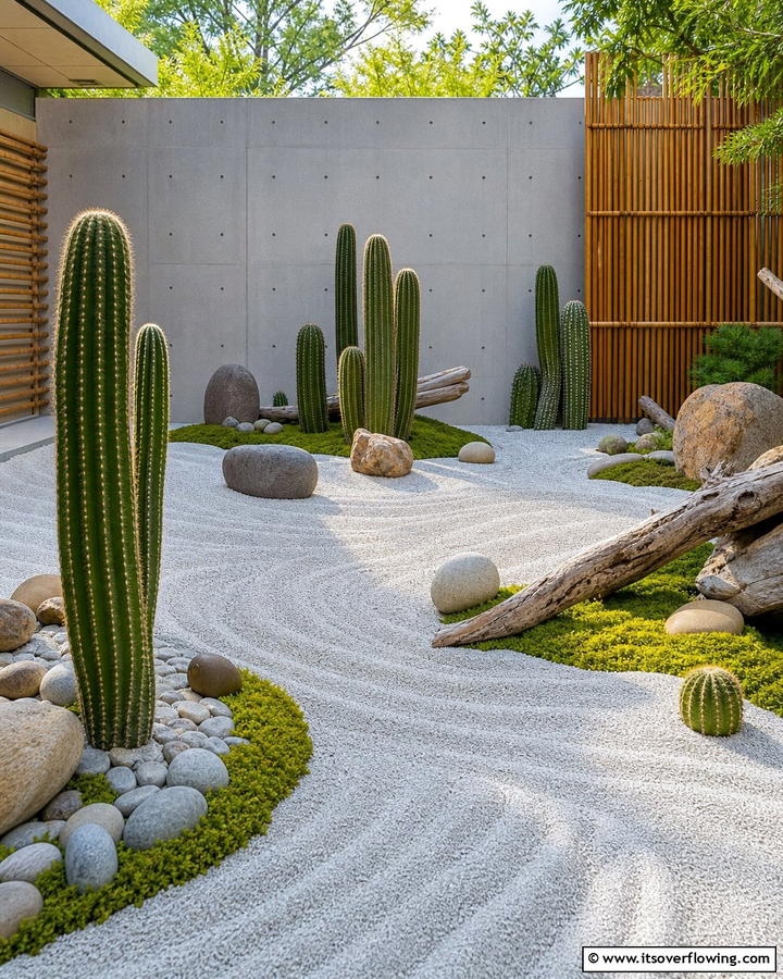 Cactus Zen Garden - 25 Stunning Cactus Garden Ideas for Your Home