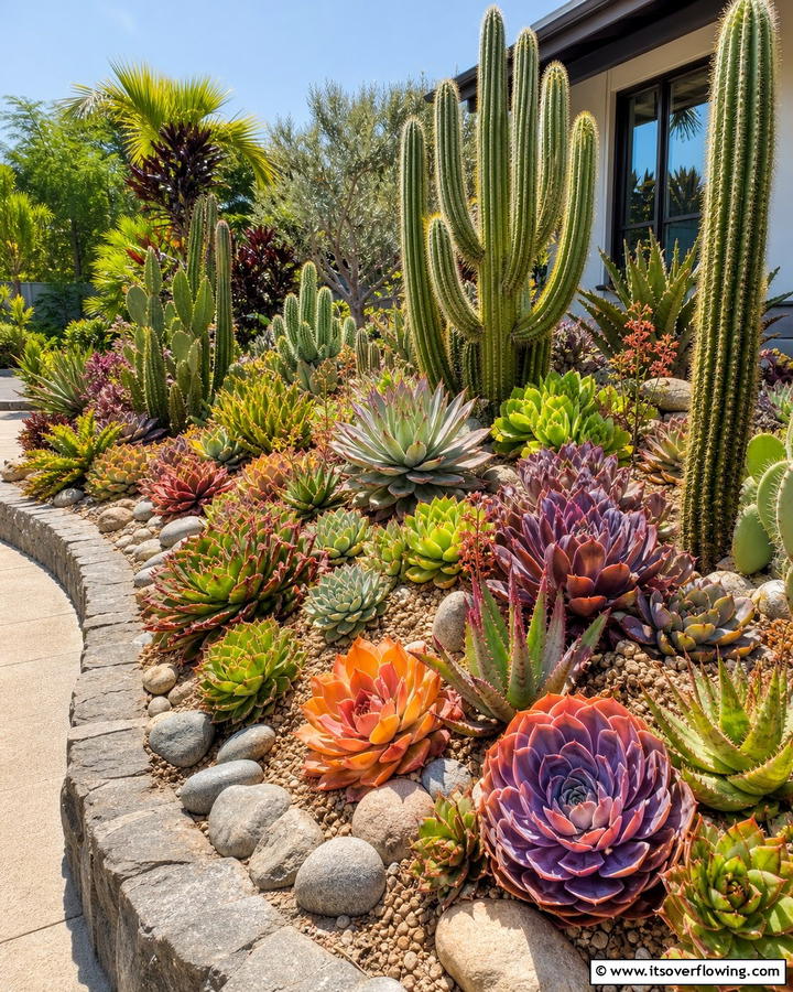 Cactus and Succulent Mix - 25 Stunning Cactus Garden Ideas for Your Home