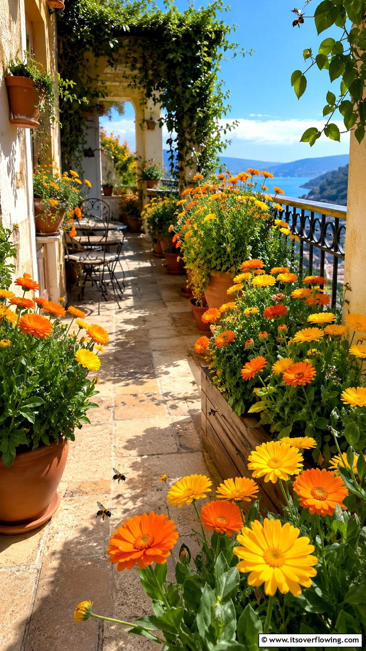Calendula - 30 Flowering Plants for Balcony Gardens - Colorful Displays