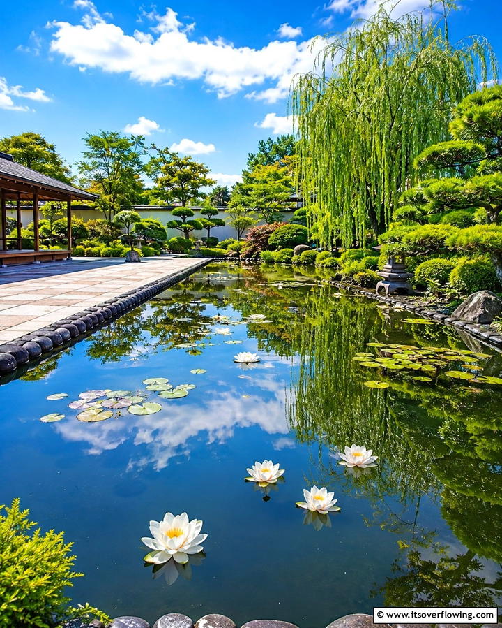 Calm Reflection Pool - 30 Japanese Garden Ideas for Zen Outdoor Spaces