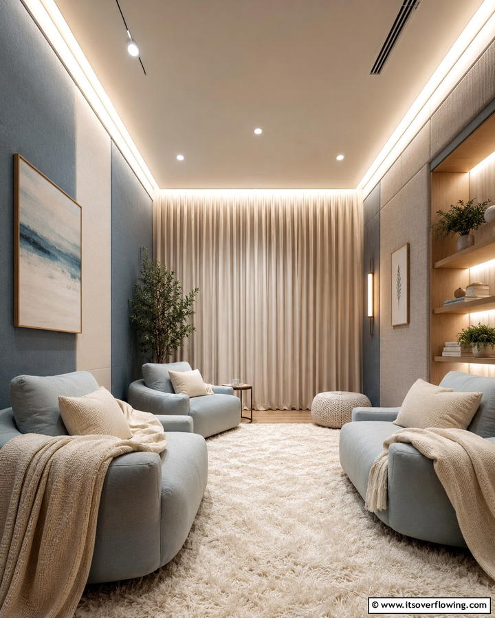 Calm and Quiet Sensory Retreat - 30 Sensory Room Ideas for Calming and Stimulating Spaces