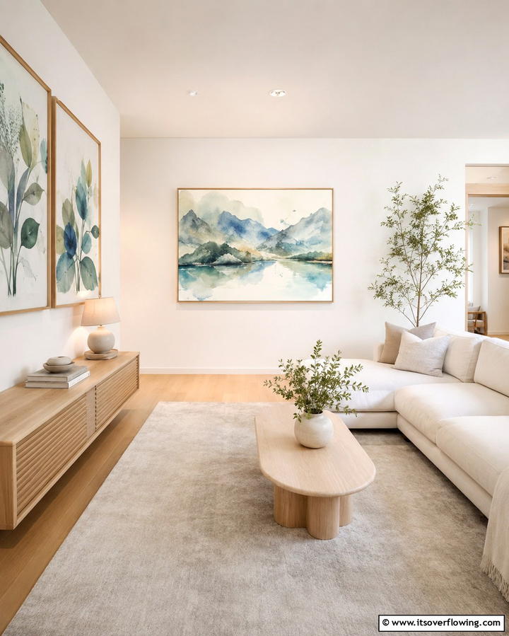 Calming Artwork for Visual Serenity - 20 Zen Room Ideas for Ultimate Relaxation