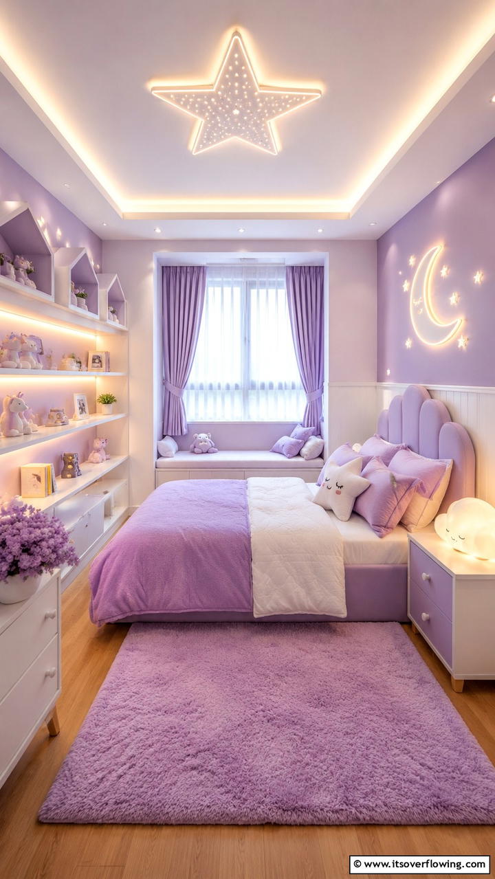 Calming Light Features - 21 Safe and Fun Toddler Room Ideas for Playful Environments