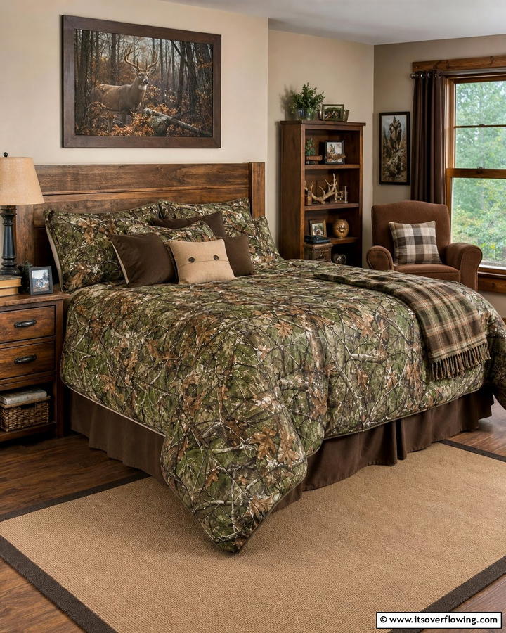 Camouflage Bedding - 20 Hunting Bedroom Ideas for a Rustic Retreat