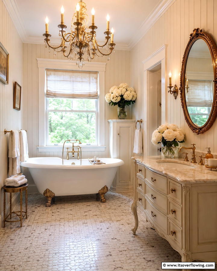 Candle Style Chandeliers - 25 Bathroom Chandelier Ideas for a Luxurious Touch