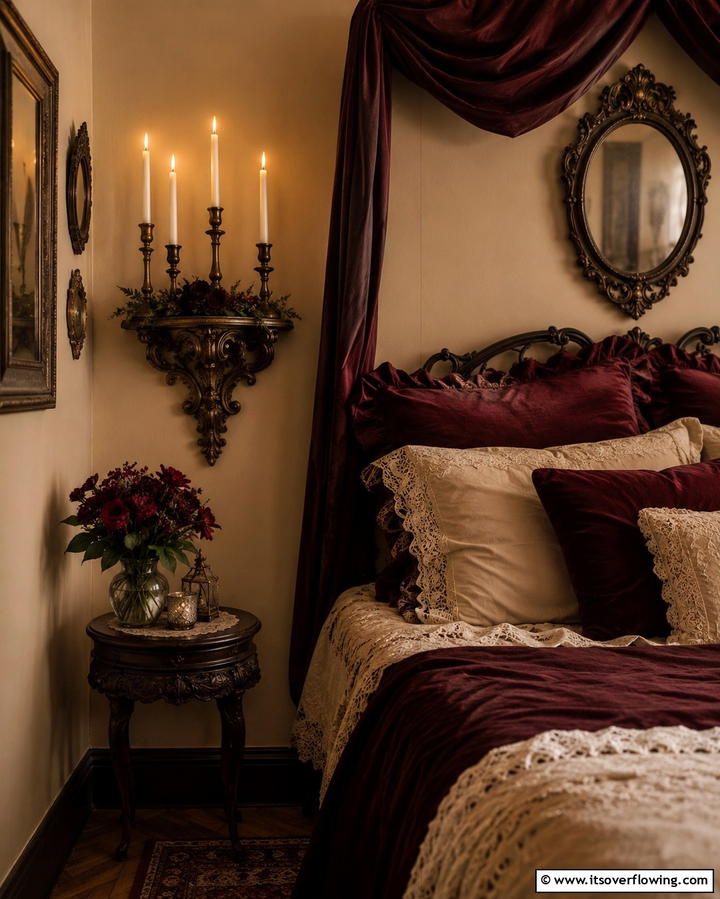 Candle Style Lighting for Romantic Vibes - 25 Small Bedroom Lighting Ideas to Brighten Your Space