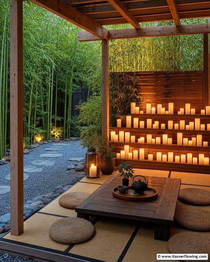 Candlelight Displays - 25 Pergola Lighting Ideas to Illuminate Your Outdoor Space