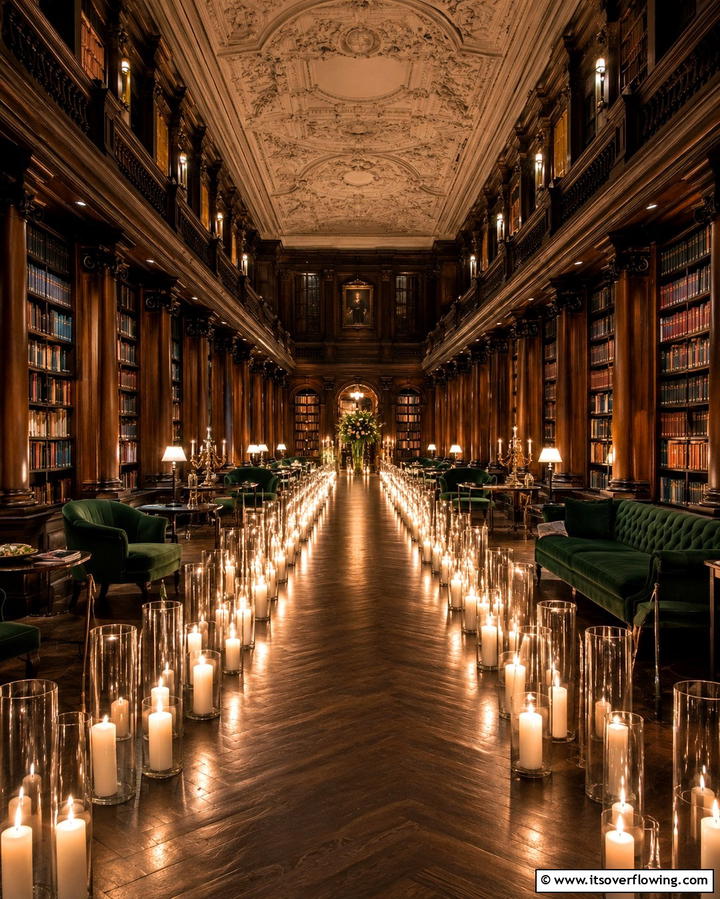 Candlelit Pathway Entrance - 25 Wedding Entrance Ideas for a Grand Arrival