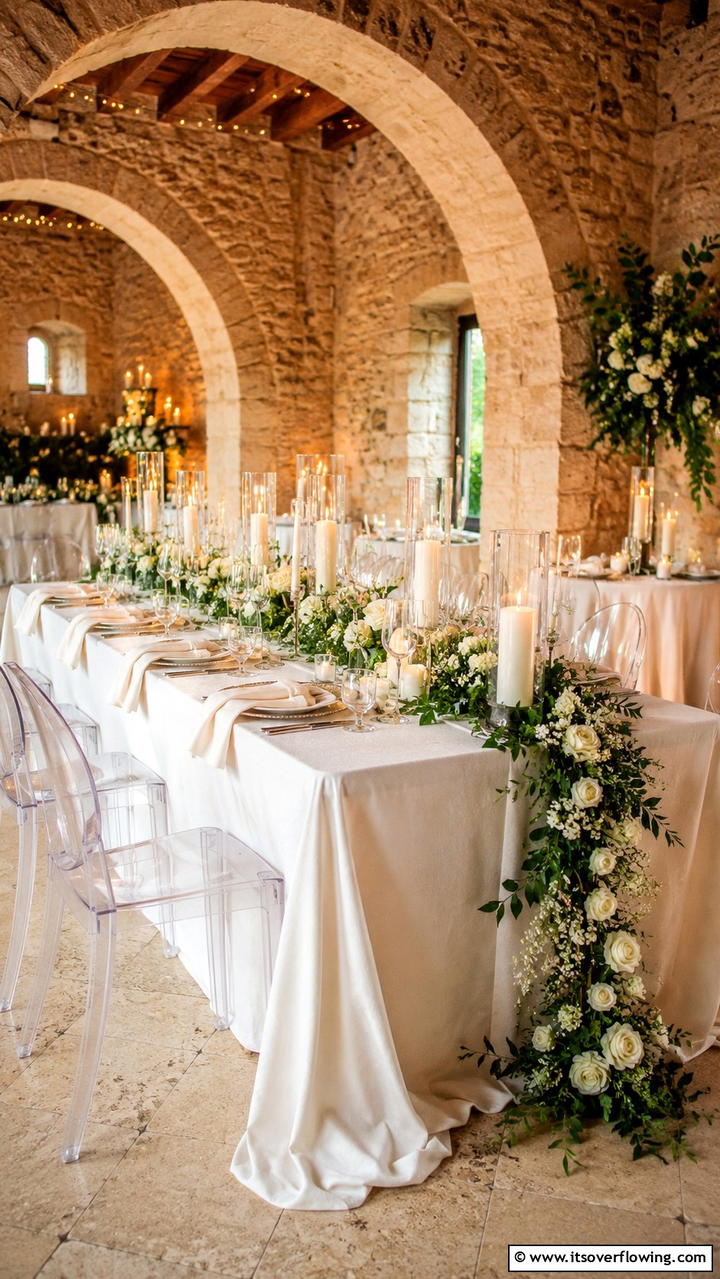Candlelit Romance Tables - 21 Wedding Table Decoration Ideas for Memorable Celebrations