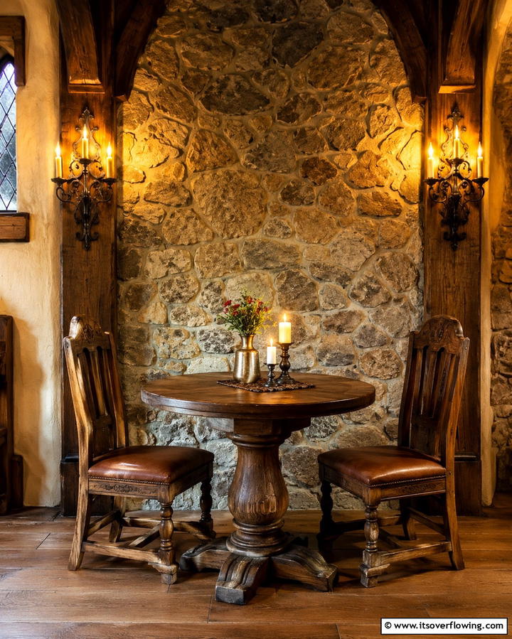 Candlelit Wall Sconces - 25 Medieval Home Decor Ideas for a Unique Style