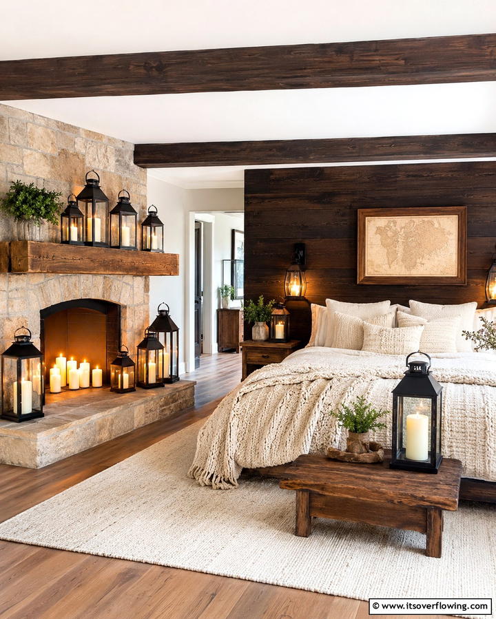 Candles and Lanterns - 25 Viking Bedroom Ideas for a Bold and Rustic Look
