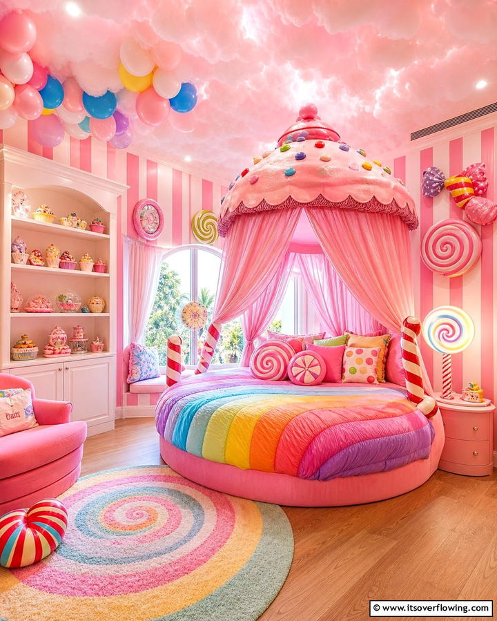 Candyland Delight - 25 Fantasy Bedroom Ideas for a Magical Escape