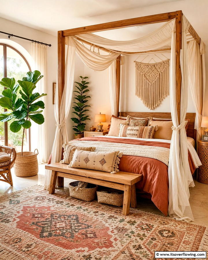 Canopy Beds for a Dreamy Retreat - 25 Bohemian Interior Design Ideas for a Chic Home
