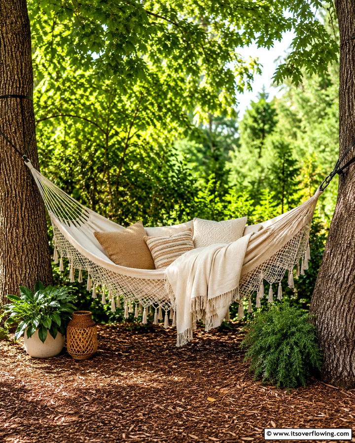 Canopy Hammock Spot - 25 Shady Garden Ideas for Lush, Cool Spaces