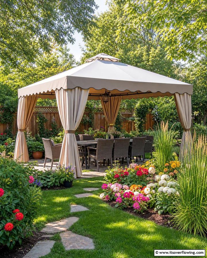Canopy Tents - 20 Garden Shade Ideas to Create a Cool and Comfortable Outdoor Space