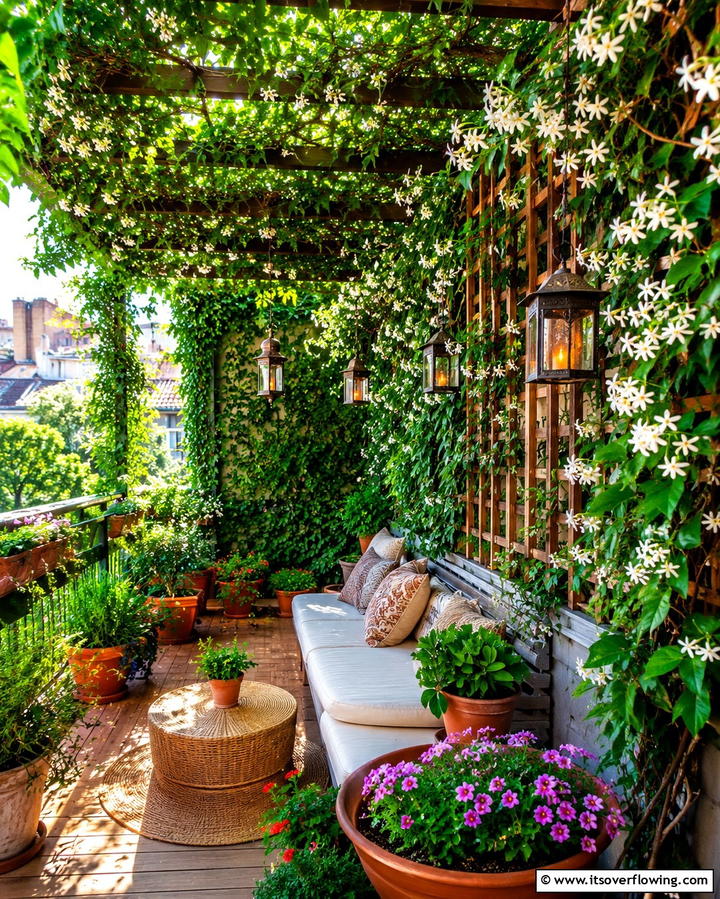 Canopy Umbrellas for Versatile Coverage - 25 Balcony Shade Ideas for Comfortable Outdoor Relaxation