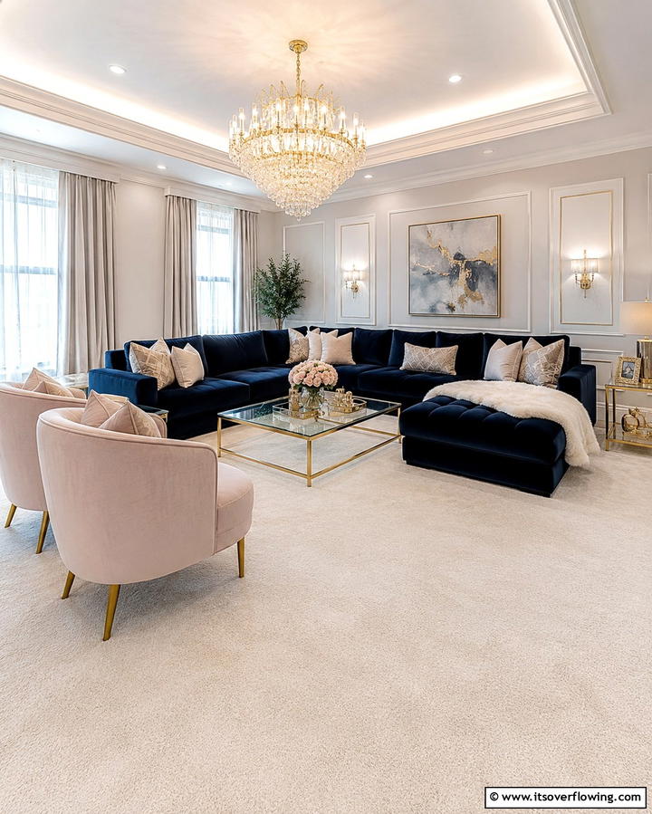 Carpet Flooring Warmth - 25 Living Room Flooring Ideas for a Stunning Space