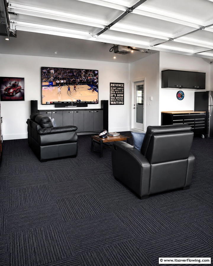 Carpet Tiles for Garages - 25 Garage Flooring Ideas for Durability and Style