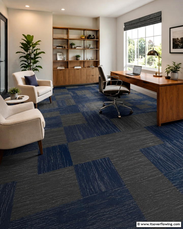 Carpet Tiles - 25 Garage Flooring Ideas for Durability and Style