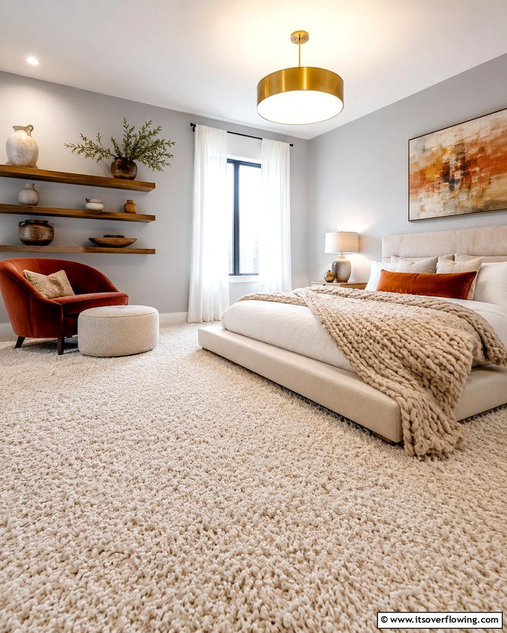 Carpet for a Cozy Retreat - 30 Bedroom Flooring Ideas to Elevate Comfort and Style