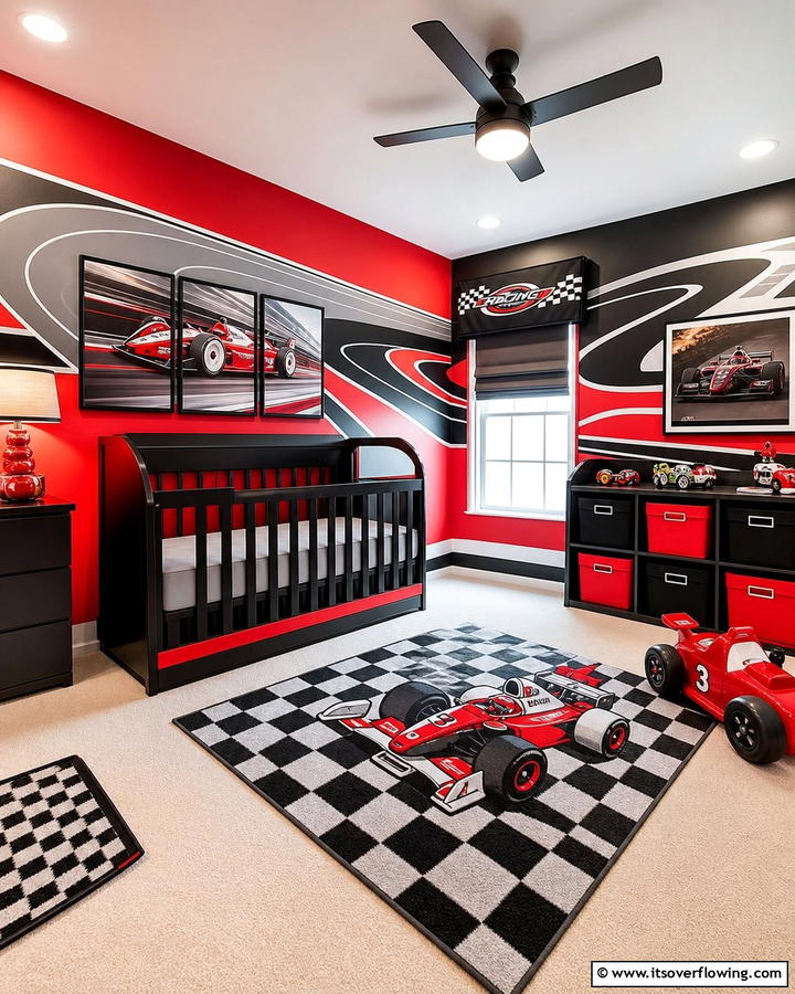 Cars Speedy Nursery - 30 Disney Nursery Ideas for Magical Baby Rooms