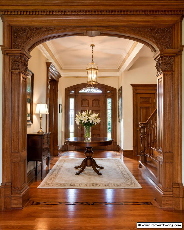 Carved Wooden Details - 30 Art Nouveau Interior Design Ideas for Timeless Elegance