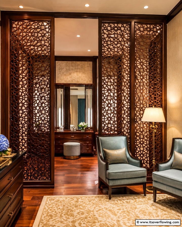Carved Wooden Room Dividers - 25 Moroccan Themed Bedroom Ideas for an Exotic Escape