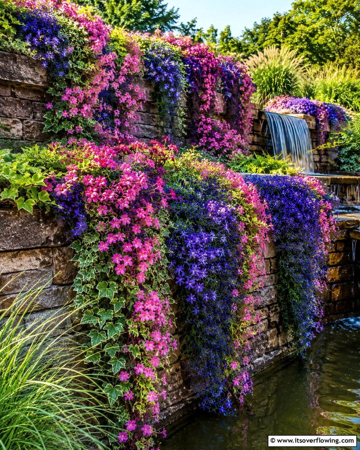 Cascading Flower Beds - 25 Terraced Garden Ideas for Sloped Landscapes